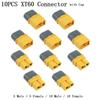 5 Pairs Male + Female For XT60 Gold Plated Connector with Cap 30A Amass