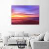Canvas Print, Sunset Violet Sky
