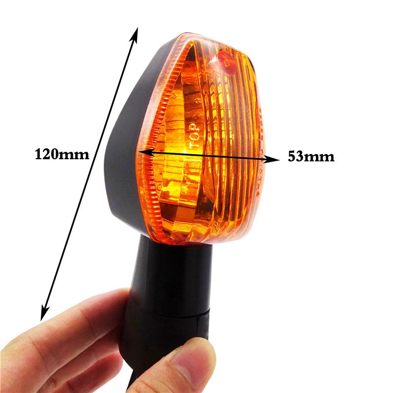 1 пара передних/задних указателей поворота мотоцикла, мигалка, мигалка, лампа для Honda CB400 CB1300 CBR600 1000 RR F4 F4i