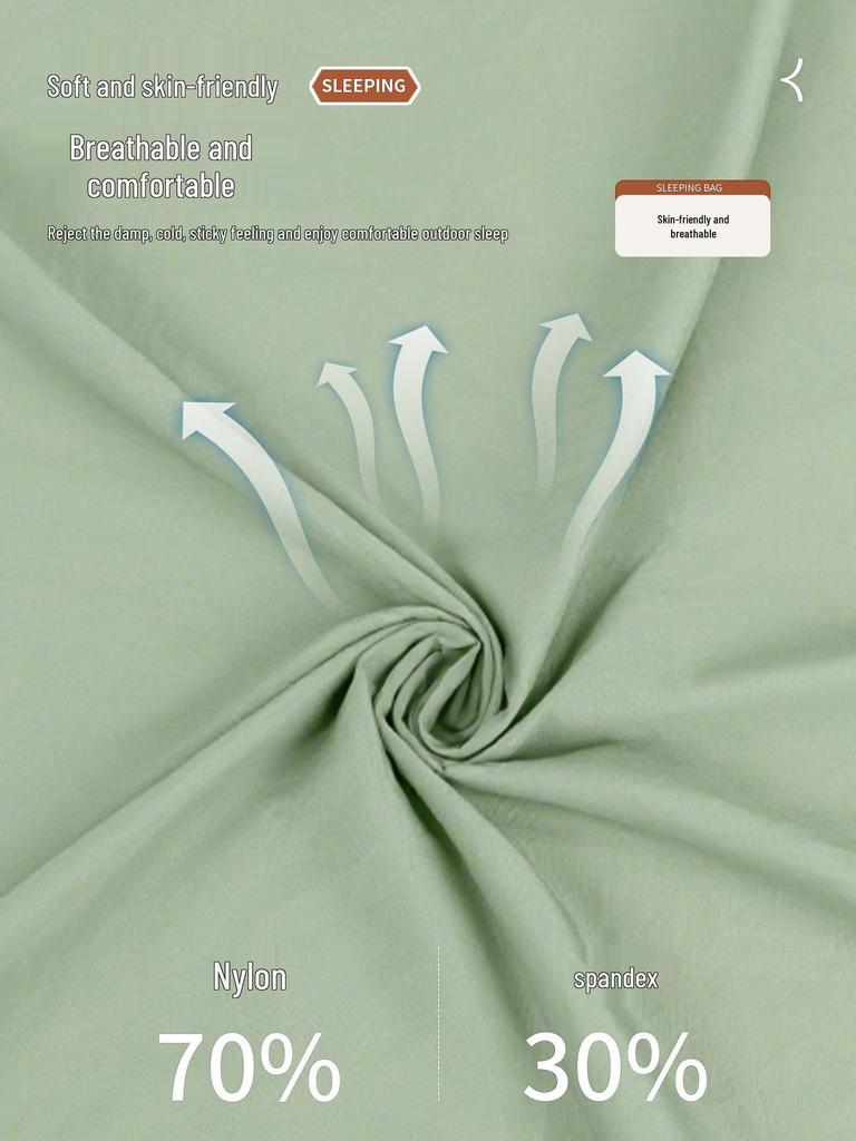 Hikeman Travel Sleeping Bag Liner: Lightweight, Portable, High Elasticity, Washable, Dirt-Proof for Camping and Hotels