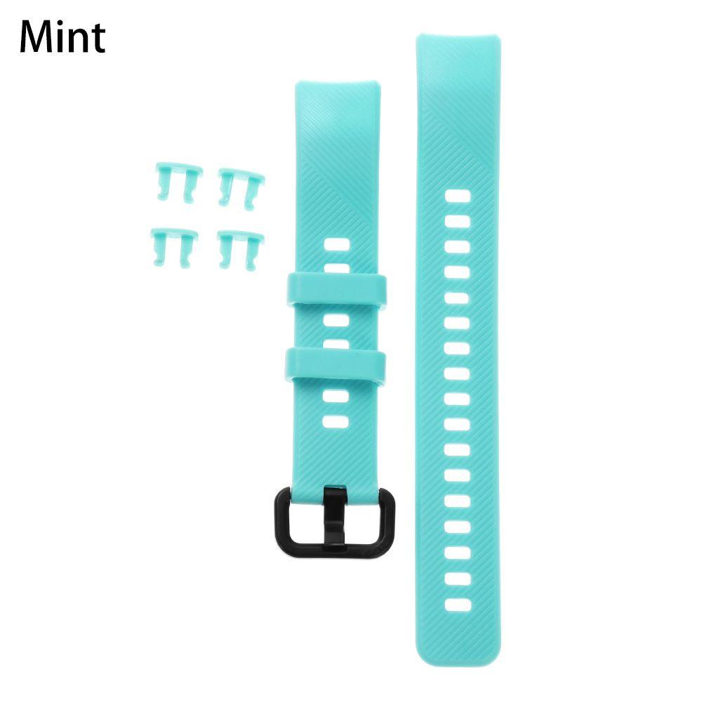 Soft Sports Bracelet Colorful Silicone Replacement Strap Watch Band For Honor Band 5 4