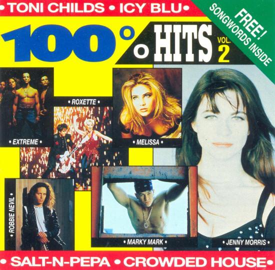 CD РАЗНЫЕ - 100% Хиты Том. 2 9548309372 Warner Special 1991 Австралия Танцевальная и Электронная Б/У