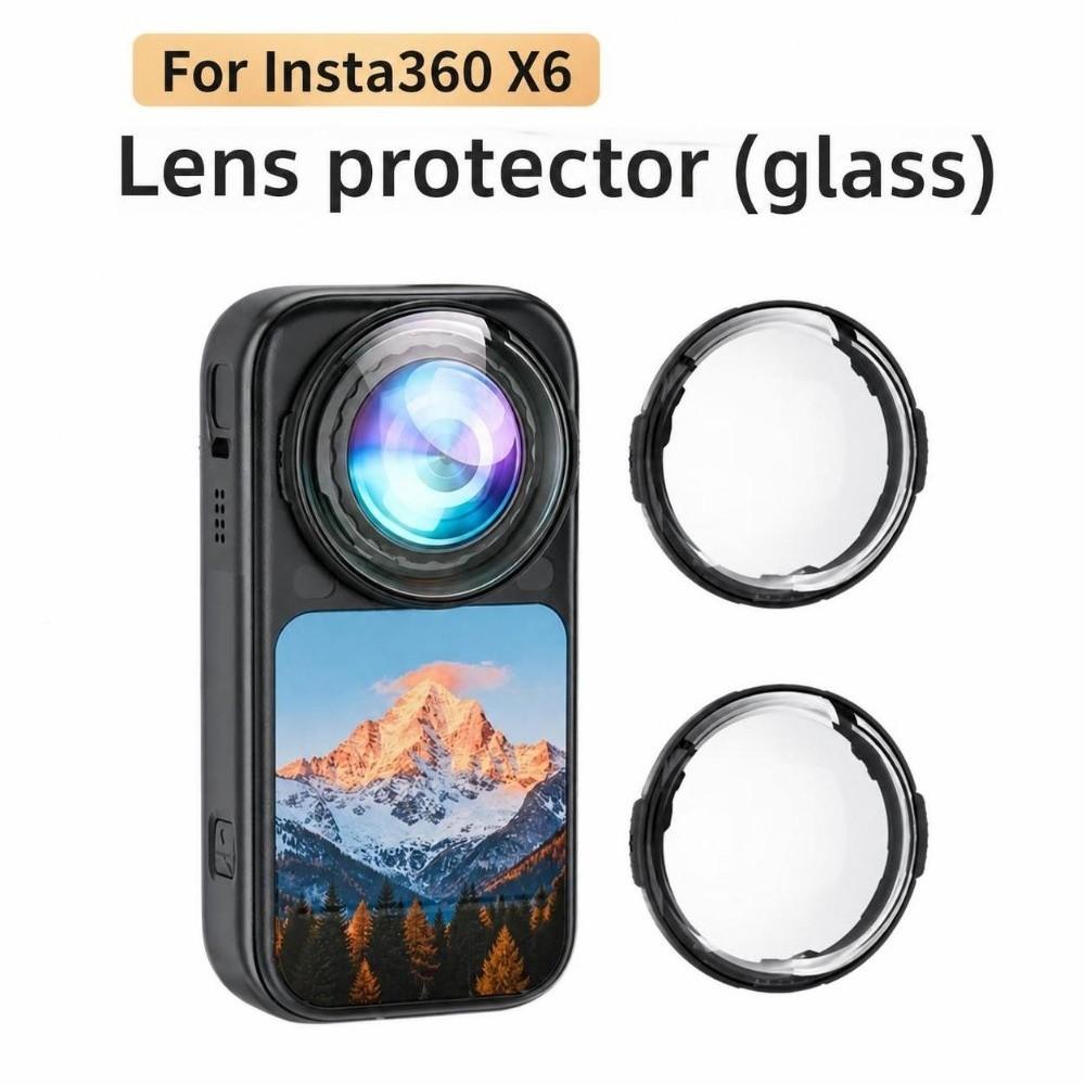 Removable Premium Lens Guard Protective Lens Cap for Insta360 X6 Panoramic Camera Accessories
