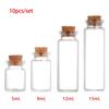 Wishing Tiny Small Mini Containers Message Bottles Transparent Wishing Bottle With Cork Stopper