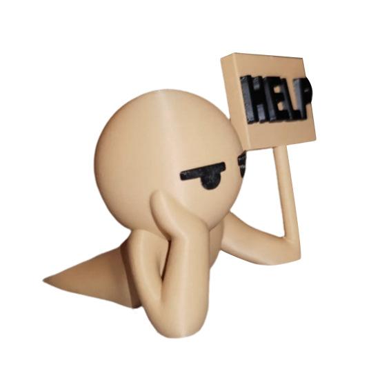 Злодей Стопор для двери Клин Защита стены Противоскользящий Ветрозащитный Без сверления Противоударный Ковер Плитка Бетон Деревянный пол Просит помощи Парень Стопор для двери