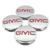 CHROME CENTER CAPS For Sierra Limited & Yukon + XL 83 mm 20" 22" RIMS 4PCS