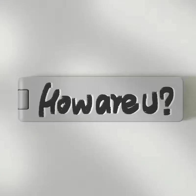 Ультратонкая нейтральная настольная подставка для телефона - Многофункциональный дизайн с откидной карточкой