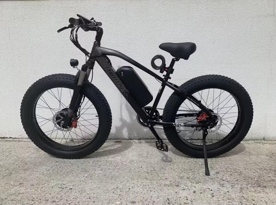 LANKELEISI MG740 Plus Electric Bicycles 2*1000W Motor,120KM Range,48V 17.5Ah Removable Battery,26*4.0 Inch Fat Tires E-Bike