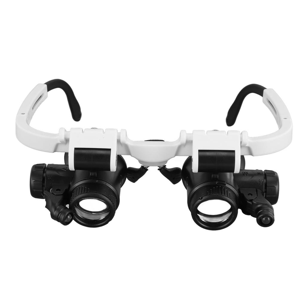 Увеличительные стекла 23-кратное увеличение регулируемая головная лупа со светодиодной подсветкой для ремонта часов Jewel