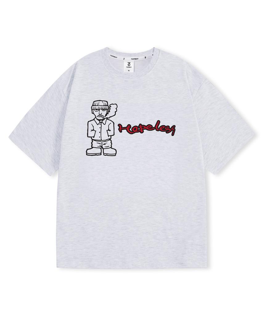 TOPBOY Leon Oversized Short Sleeve T-Shirt (Type B)