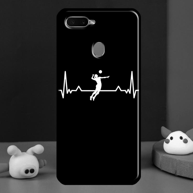 Спортивный чехол для волейбола для Oppo A16 A76 A96 A58 A78 A98 A5 A9 A91 A15 A17 A77 A52 A72 A74 A94 A54S A57S