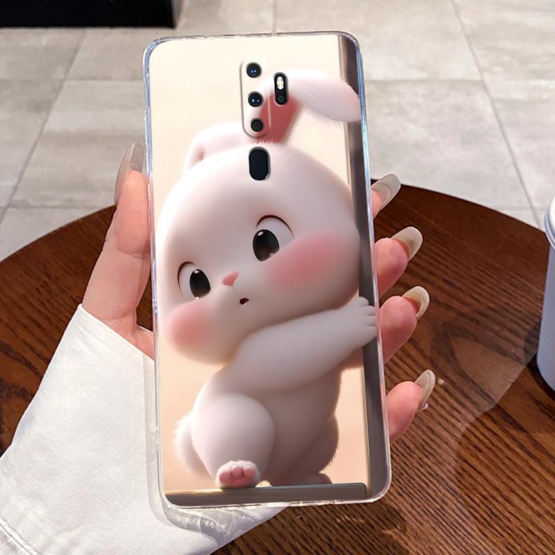 Для Oppo A5 2020 CPH1959 Чехол A9 2020 Эстетичный Милый Кот Мультяшный Прозрачный Силиконовый Чехол для Телефона Oppo A9 2020 Задняя Крышка CPH1937