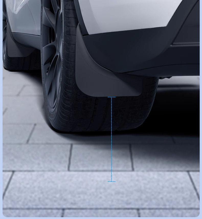 Безсверлильные брызговики для Tesla Model Y - Модификация экстерьера в оригинальном стиле