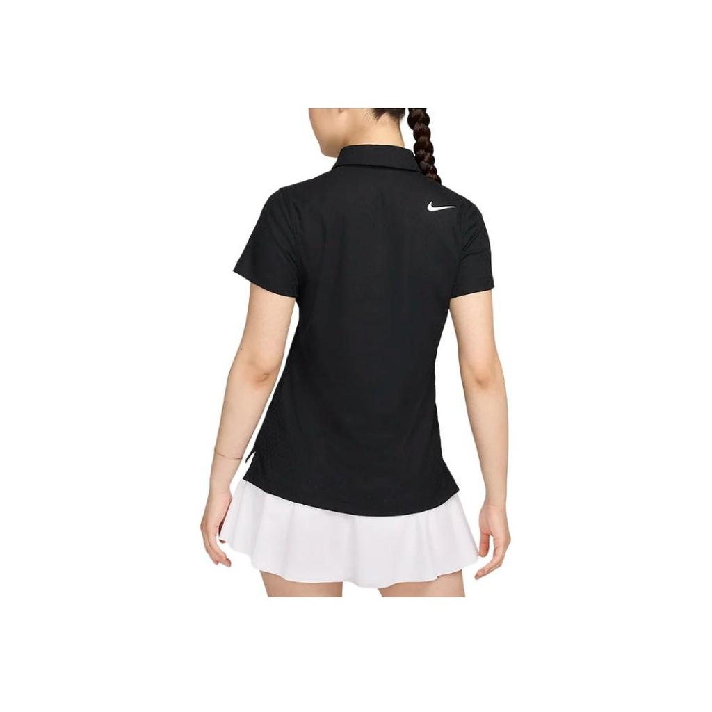 Nike Пуловер поло с принтом логотипа Женские топы Черный FD5496-010