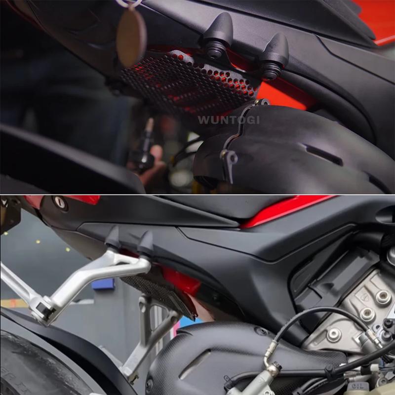 For Ducati Streetfighter V4S V4 2020-2026 Accessories Motorcycle Tank Protection Grille Streetfighter V4 Foot Peg Removal Kits