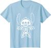 New Stitch Halloween Skeleton Fashion Casual T-Shirt S-4XL Four Seasons Unisex