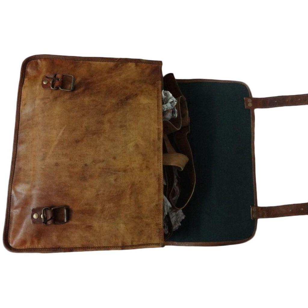 Мужская однотонная сумка из натуральной кожи, сумка для ноутбука, коричневый портфель-мессенджер