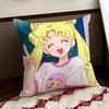 SSailor Anime MMoon Cushion Cover Reversible Soft Durable Pillow Cover Home  Car MultiScene Use for Daily Comfort