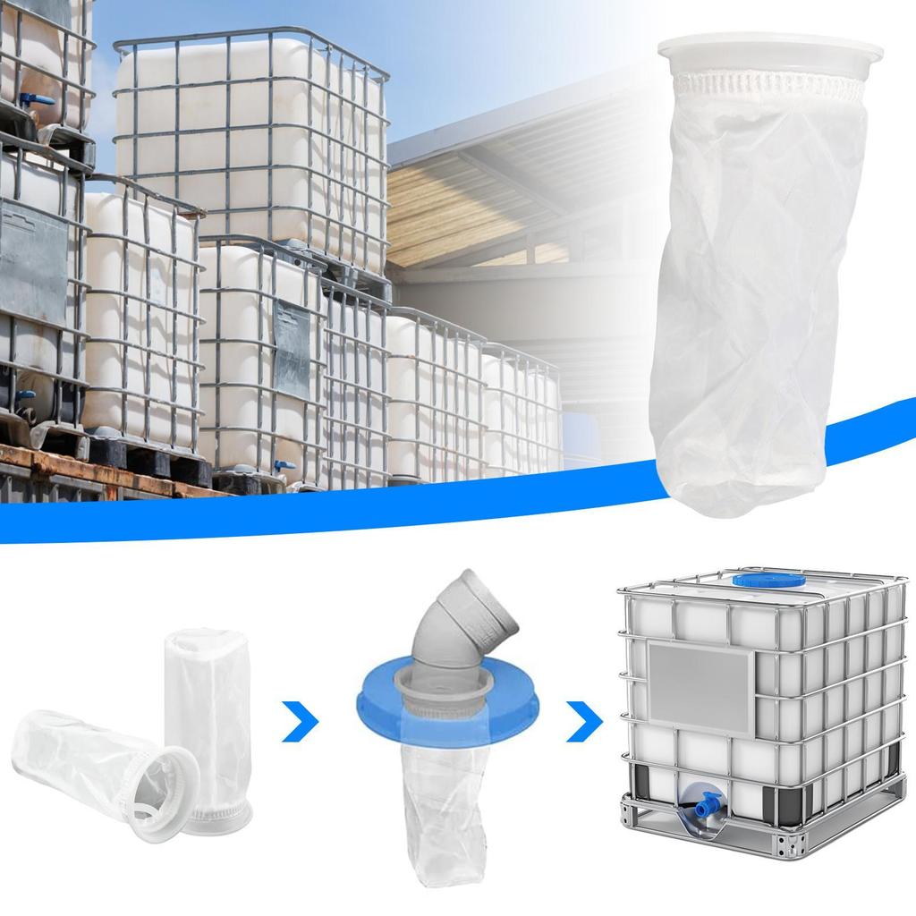 2 шт. Фильтр-крышка для IBC, Фильтрующие крышки IBC, Фильтрующие сетки IBC, Нейлоновый фильтр IBC для крышки кубовой емкости, Фильтр-сетка для кубовой бочки, Фильтр-вентиляция для бочки Tote
