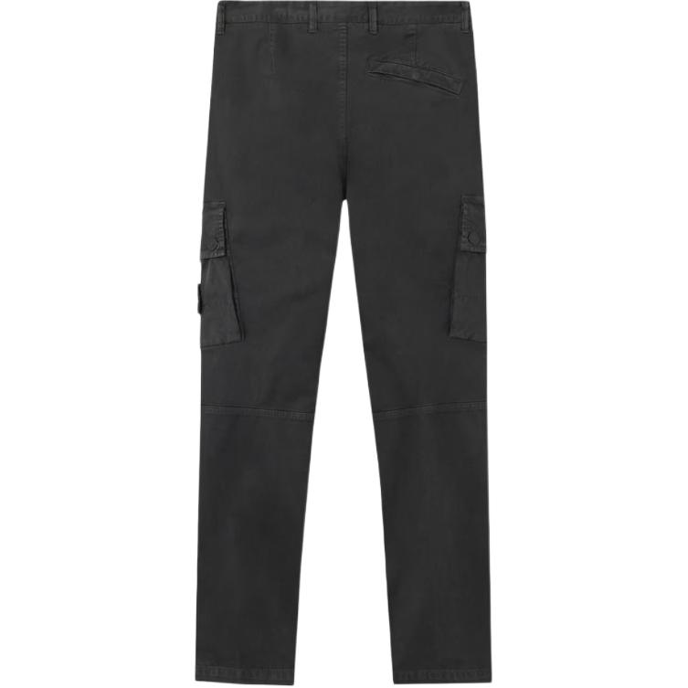 Stone Island logo-patch pocket trousers K2S153100034S00L1-V0162