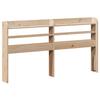 VidaXL Tête de lit avec étagères 120 cm bois massif de pin, tête de lit en bois, tête de lit avec rangement, tête de lit sur 850956