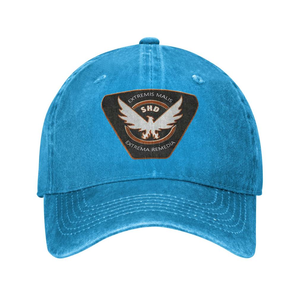 The Division 2 ШД Джинсовая Кепка Повседневные Бейсболки Регулируемая Шляпа Летние Унисекс Бейсболки