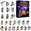 Halloween Advent Calendar 2026, Acrylic Ghost Blind Box Countdown Calendar with Daily Surprise Doors, Tabletop Holiday Decoration for Home Party Gift