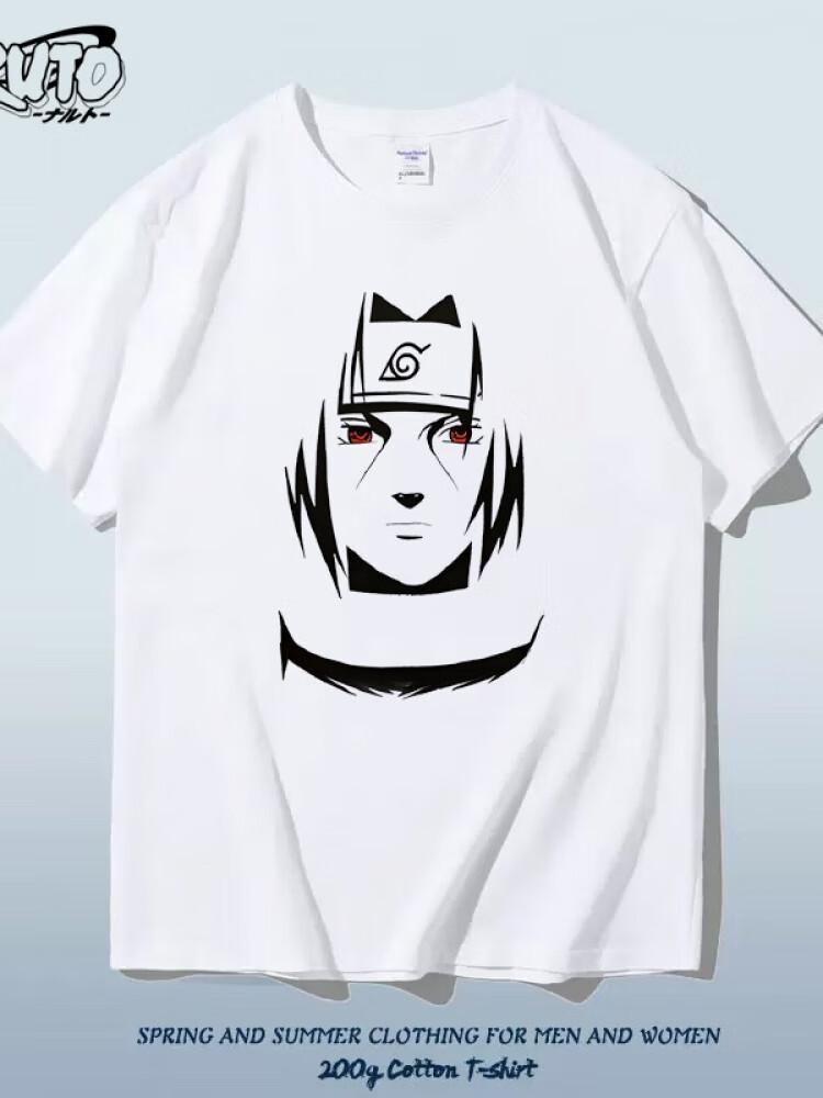 Japanese Style Personalized Naruto Anime Childrens Tshirt Pure Cotton Printed Parentchild Casual Fashion Tshirt