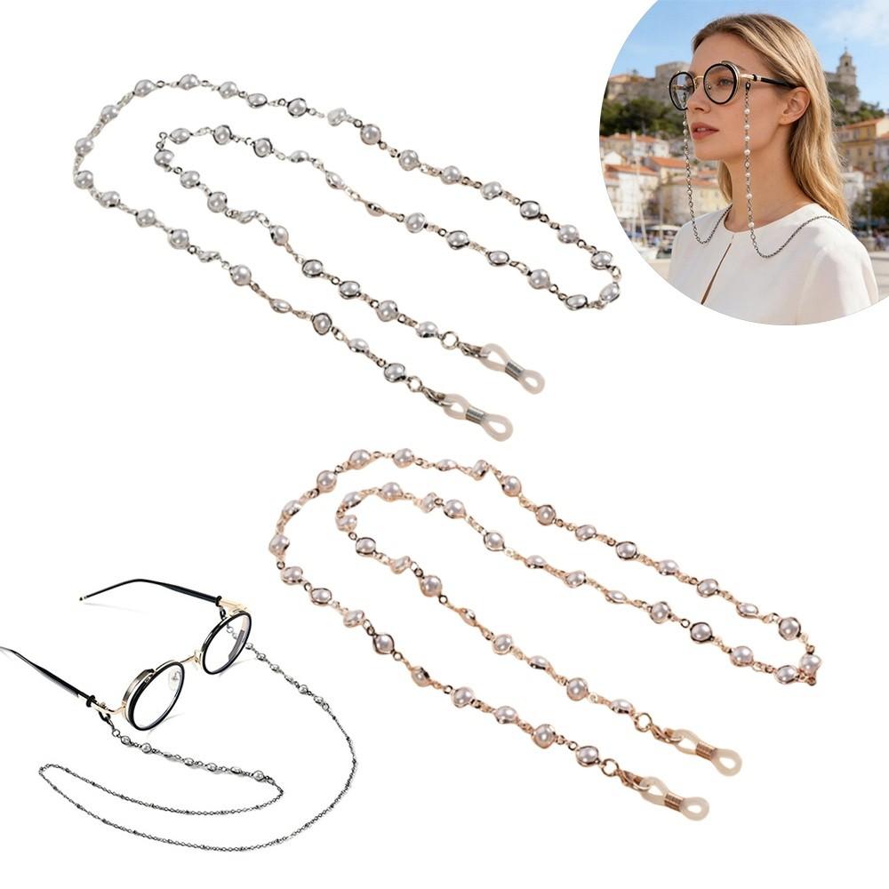 Pearl Sunglass Chain Hanging Cord Glasses Chain Fashion Sunglass Lanyard Straps Eye Accessories