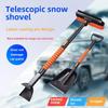 Aluminum Alloy Telescopic Snow Shovel - Multifunctional 5-in-1 Portable Detachable Ice Remover and Snow Sweeper