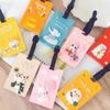 Cartoon Cute Animal Silicone Luggage Tag Suitcase Hangtag Signage Labels Luggage Anti-loss Anti-confusion Tag Travel Accessories