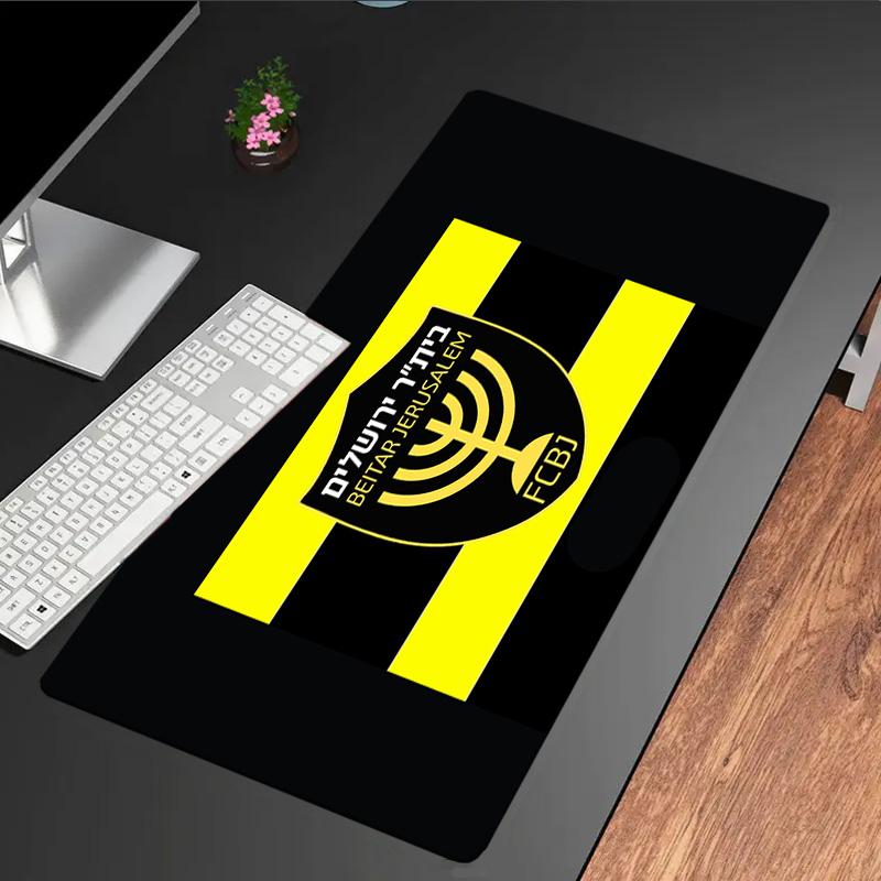 Jerusalem Fc Logo Design Mouse pad Mouse pad, Gaming Mouse Pad, keyboard pad, Desk Decor for computer notebook Fan Gift Birthday Gift