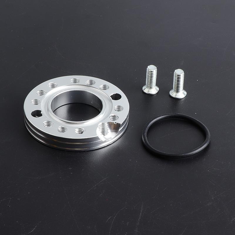 28mm CNC Motorcycle Carburetor Inlet Manifold Adjuster Universal Flange Spinner Plate Adaptor For Pit Dirt Bikes