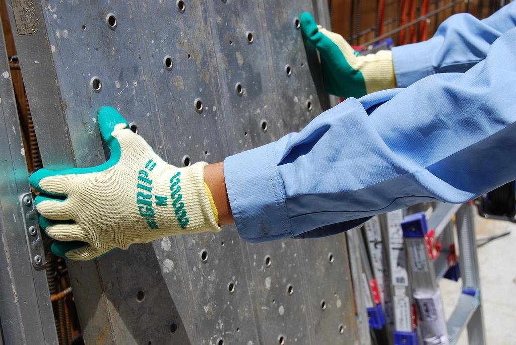 Showa Glove №310 Тип Grip Soft Рабочие перчатки Зеленые Размер S Упаковка 5 пар