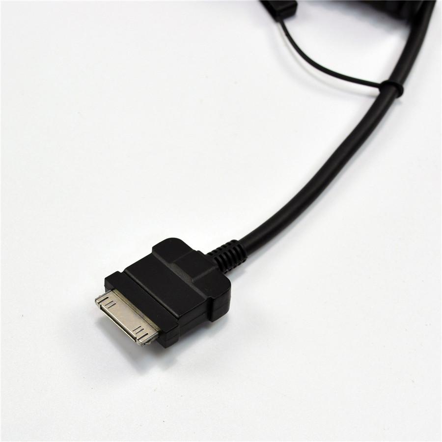 Для Jaguar Land Rover Ipod Iphone 4S Адаптер Медиаинтерфейса Кабель Aux