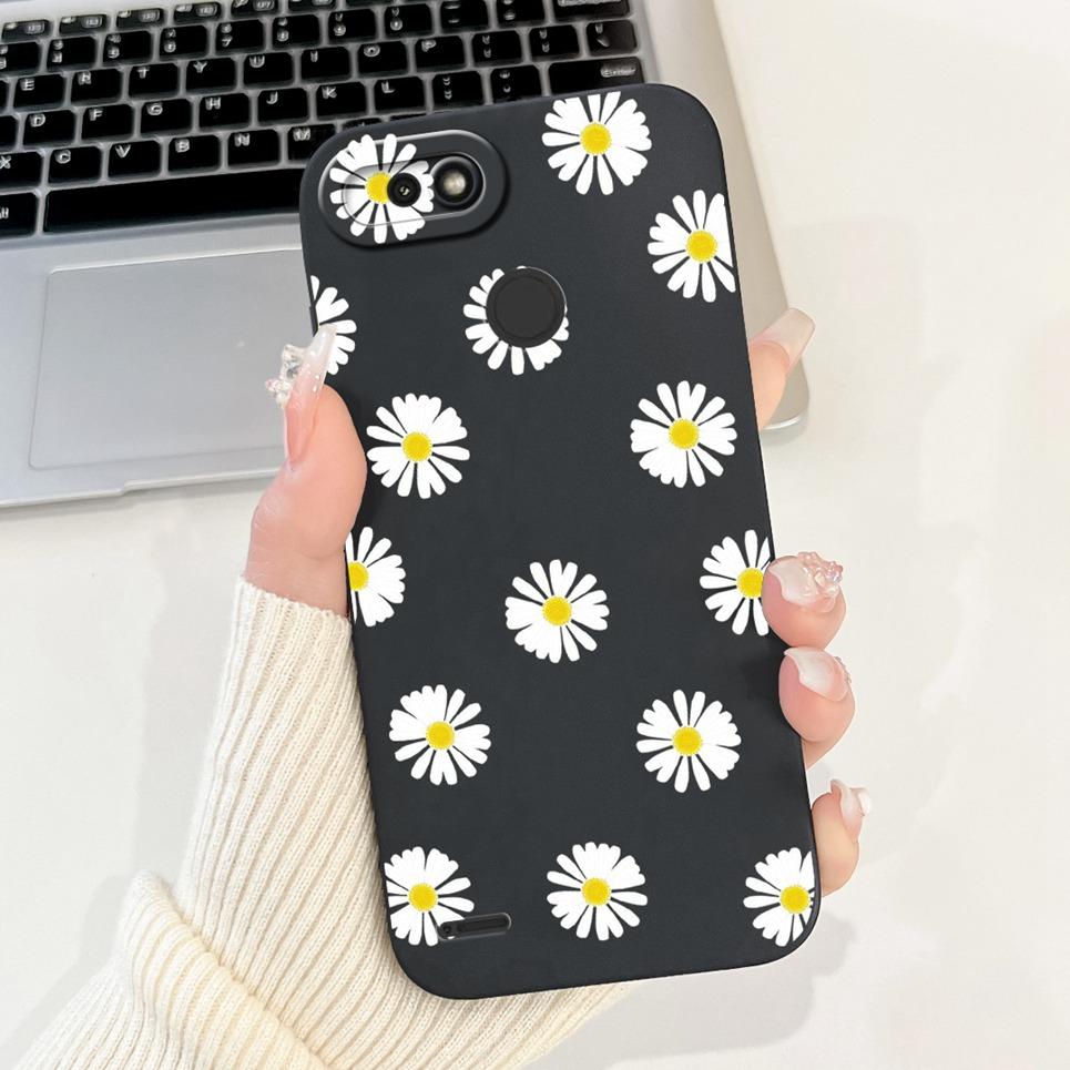 For Tecno Pop 2F Case Daisy Flower Butterfly Soft Silicone Cover For Tecno Pop 2 Plus Pop 2 Pro Power POP2F Phone Case Fundas
