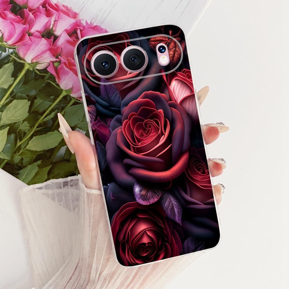 6.55" Чехол для Honor 500 5G Модный Цветок Бант Мягкий Тонкий Силиконовый Чехол для Телефона Для Honor 500 Pro Funda MEY-AN00 Honor500 Capa