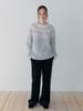 ETMON Nordic Round Knit Pullover, Light Gray
