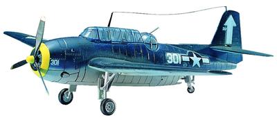 Doyusha Масштабная пластиковая модель торпедоносца ВМС США 1/72 TBF-1 "Avenger"