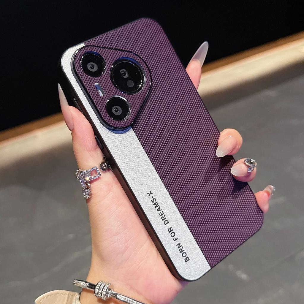 Сшитый Цвет Матовый Для Magsafe Магнитный Чехол Для Huawei Pura 80 70 P60 Mate 70 60 50 Pro Plus Рельефный Узор Ударопрочный Чехол