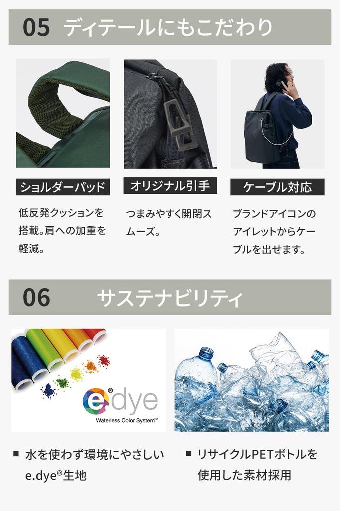 [uF] LIMITED EDITION DIRECTOR'S BAG 2.0 M BLK Director's Bag, M Size, Unisex, Large Capacity, 2-Way Backpack, uF