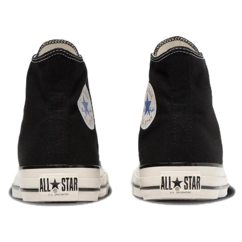 Converse All Star US HI Удобные и универсальные высокие парусиновые кеды Унисекс Черный