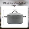 Керамический суповой горшок SONICE с крышкой, 7,2 дюйма