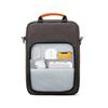 14 Inch Vertical Laptop Bag with Flat Inner Compartment - Waterproof Padded Shoulder Bag, Multi-Functional Storage Organizer