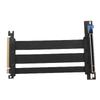 PCIe 5.0 X16 Riser Cable 90 Degree Right Angle 128Gbps Shielded PCIE 5.0 X16 GPU Extension Cable for PC Case Server ITX