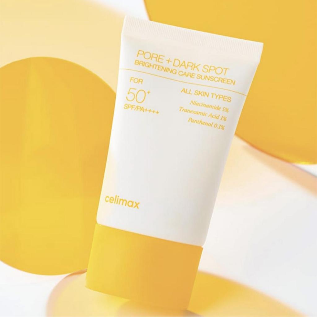 CELIMAX Осветляющий солнцезащитный крем для пор и несовершенств SPF50+ PA++++ 50 мл