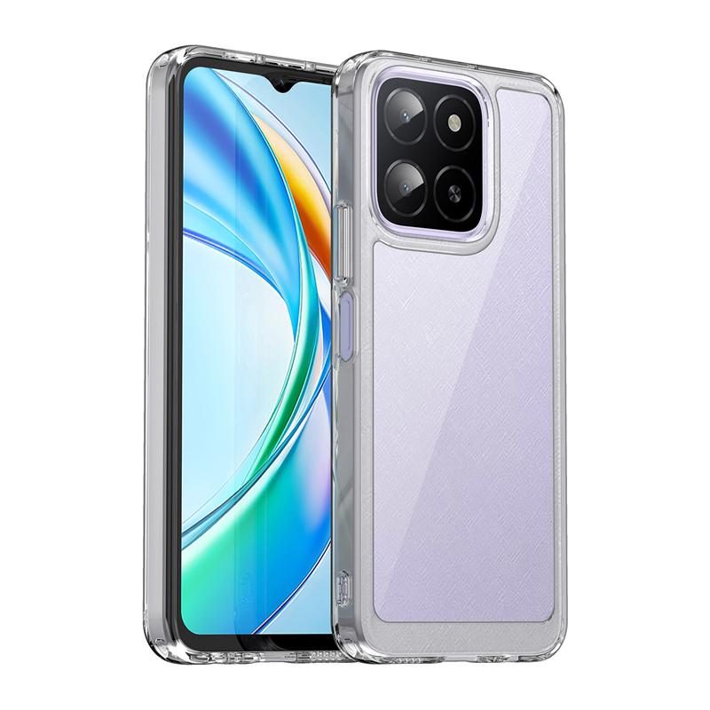 Прозрачный цветной чехол из ТПУ для Honor X5b Plus X8b X6b 5G X7c Защитная крышка Прозрачная накладка Fundas Coque Capa