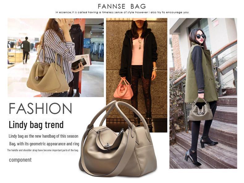 Модная женская сумка Lindy: Сумка через плечо из натуральной коровьей кожи с подушкой и аптечкой