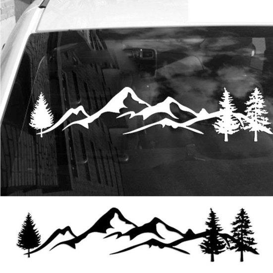 Tree Mountain SUV RV Camper Car-Styling Vehicle Reflective Decals Sticker Decor