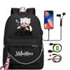 Anime Backpack Children Teenager Cartoon Bagpack Waterproof Students Boys Girls Schoolbag School Bag Mochilas